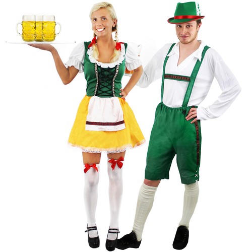 Paare bayerische kostüme - bayerische,