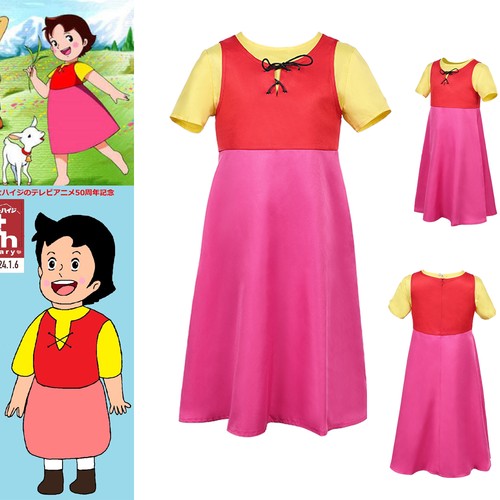 1974 heidi cosplay dress kids - 1974,