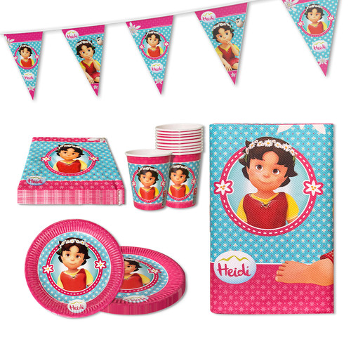 Heidi tlg party set - 42-tlg.,