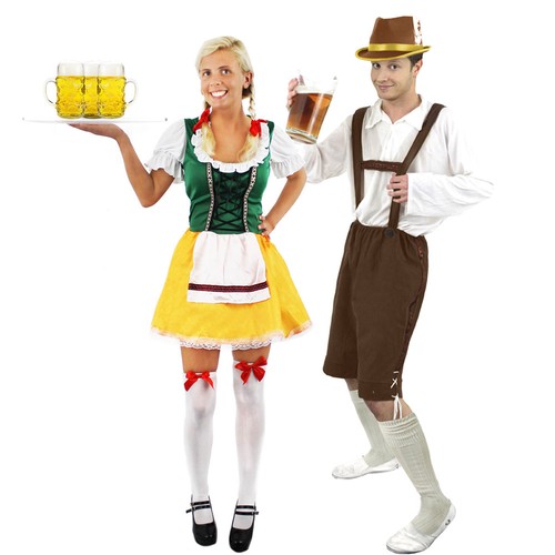 Paare bayerische kostüme - bayerische,